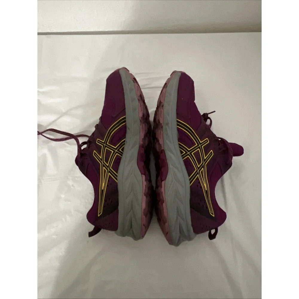 Asics Womens Gel Venture 9 1012B314 Purple/Gray Running 8.5 Wide Trail Condition
